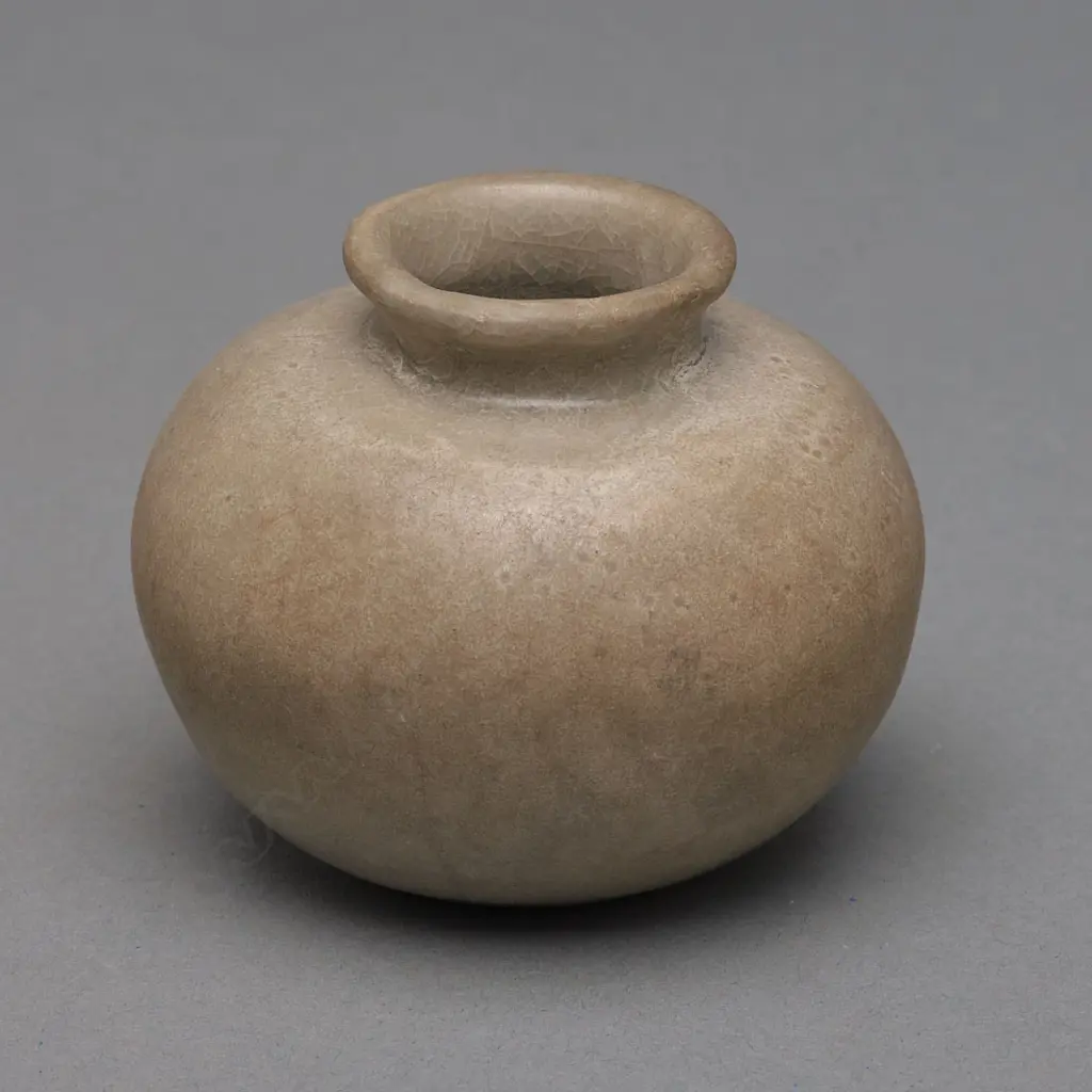 Stoneware jarlet – Sawankhalok - 15thC, Image 1++